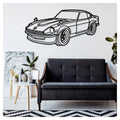 FAIRLADY Z 1969 Front - Metal car silhouette