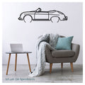 356 SPEEDSTER - Metal car silhouette - Ravasicorse