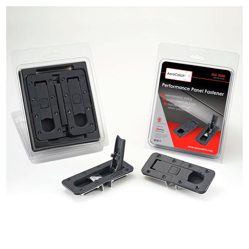 2X (4X Pulsante Sgancio Rapido Cappuccio Auto Cofano Chiusura Un - Foto 3