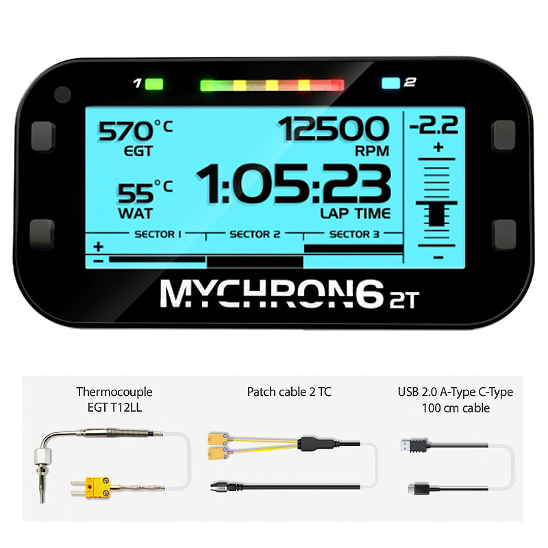 AIM - Dash logger MyChron6 2T (Karting) - Ravasicorse