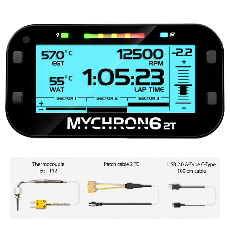 AIM - Dash logger MyChron6 2T (Karting) - Ravasicorse