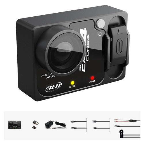 AIM - SmartyCam 4 Corsa lente 85° - Cavo CAN 200 / 400 cm HUB2