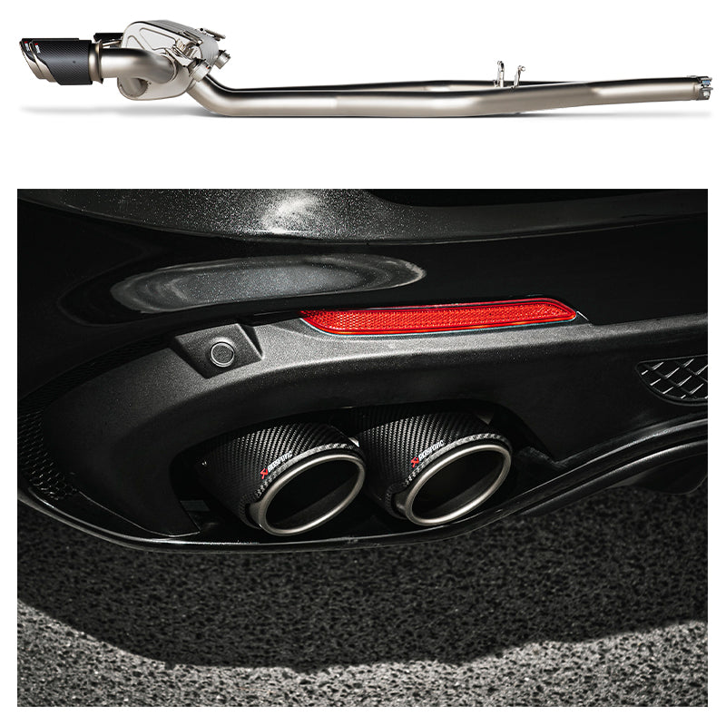 Akrapovic - Scarico Slip-On x Alfa Romeo Stelvio Quadrifoglio - Ravasicorse