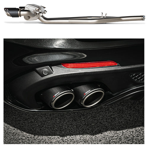 Akrapovic - Scarico Slip-On x Alfa Romeo Stelvio Quadrifoglio - Ravasicorse
