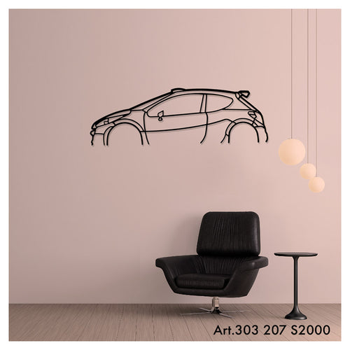 207 S2000 - Metal car silhouette - Ravasicorse