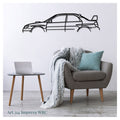 IMPREZA WRC - Metal car silhouette - Ravasicorse