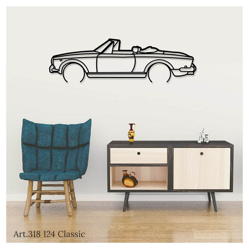 124 CLASSIC - Metal car silhouette - Ravasicorse