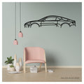 A110 2020 - Metal car silhouette - Ravasicorse