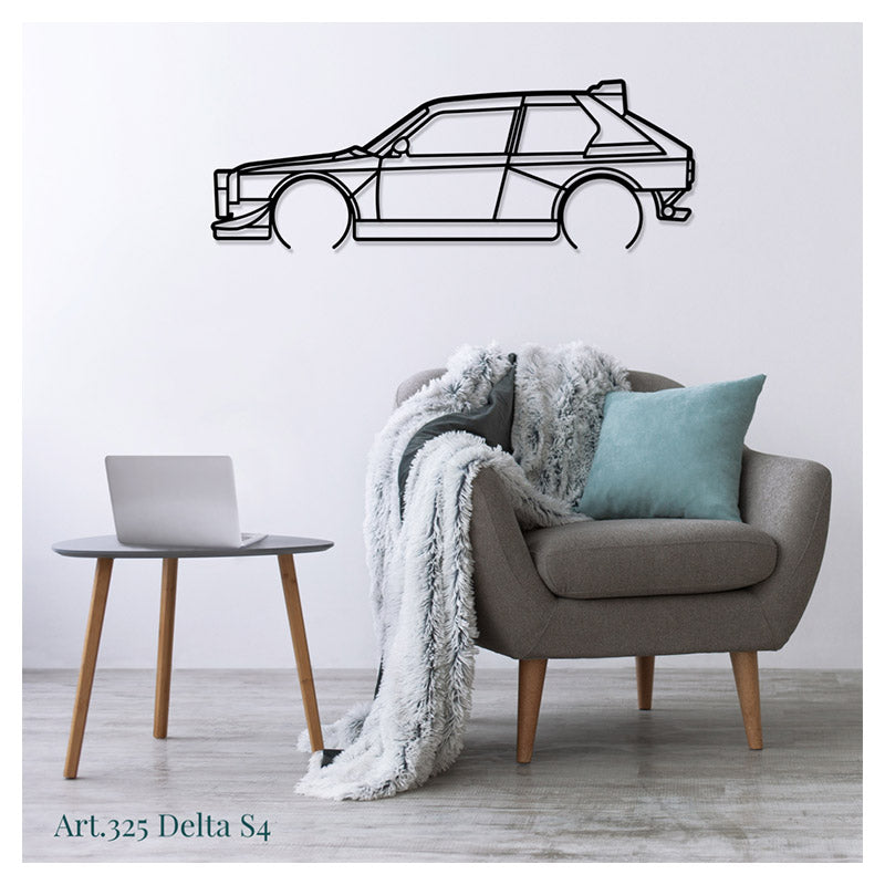 DELTA S4 - Metal car silhouette - Ravasicorse