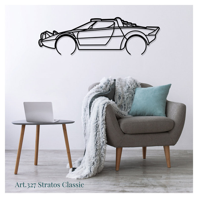 STRATOS CLASSIC - Metal car silhouette - Ravasicorse