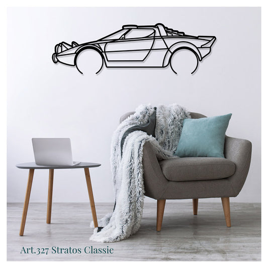 STRATOS CLASSIC - Metal car silhouette