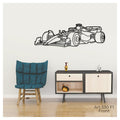 Formula 1 (front) - Metal car silhouette - Ravasicorse