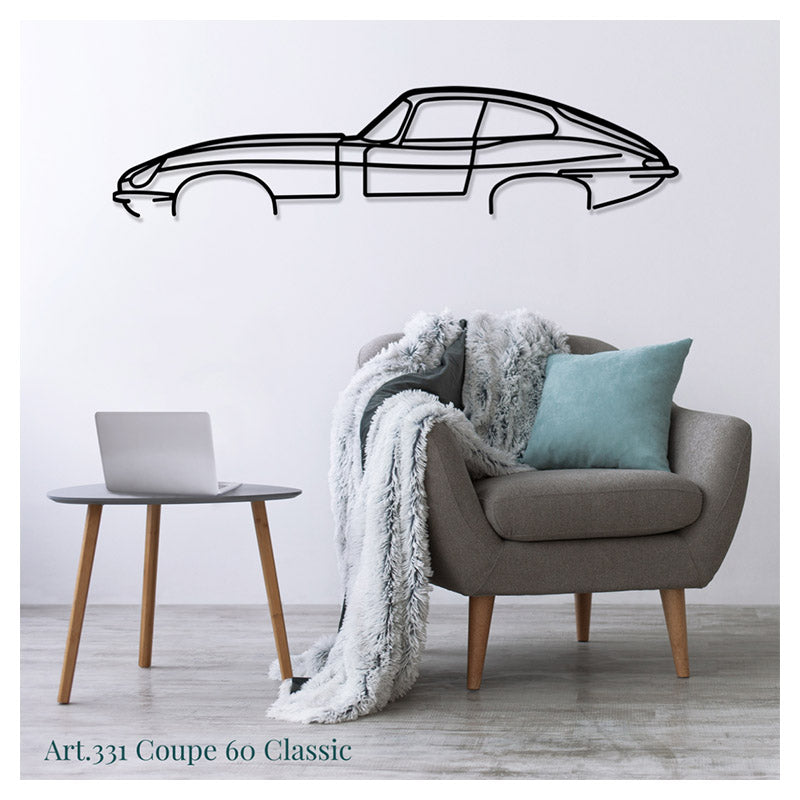 COUPE 60 CLASSIC - Metal car silhouette - Ravasicorse