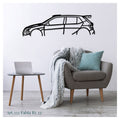 FABIA R5 22 - Metal car silhouette - Ravasicorse