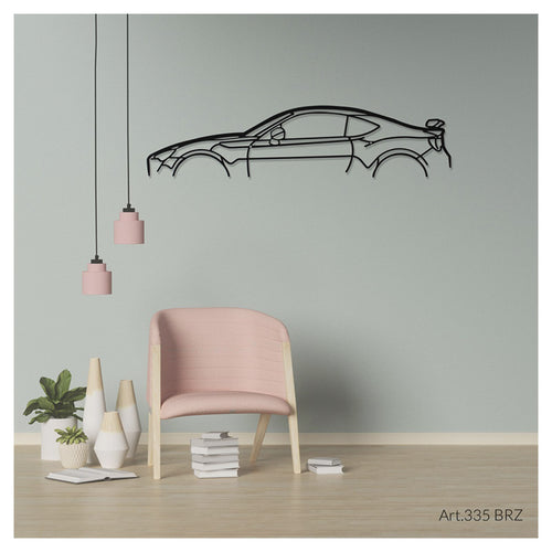 BRZ - Metal car silhouette - Ravasicorse