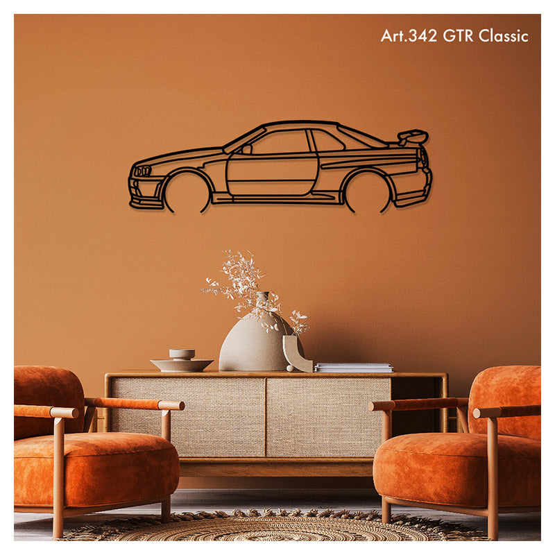GTR CLASSIC - Metal car silhouette - Ravasicorse