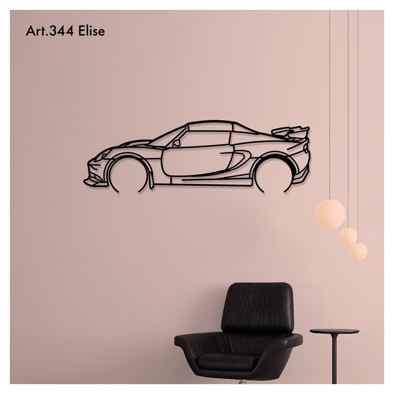 ELISE - Metal car silhouette - Ravasicorse