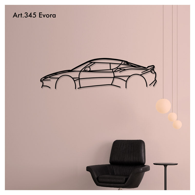 EVORA - Metal car silhouette - Ravasicorse