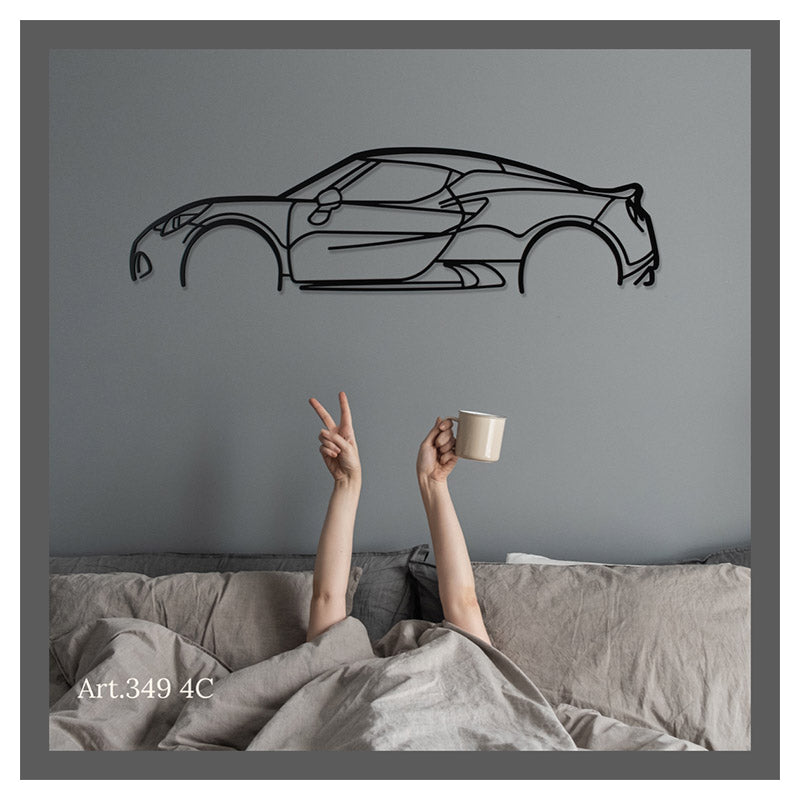 4C - Metal car silhouette - Ravasicorse