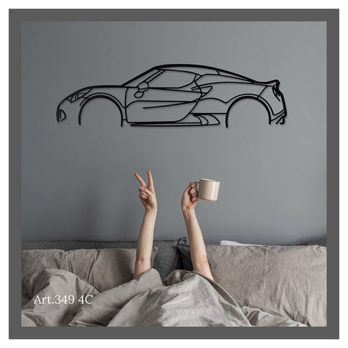 4C - Metal car silhouette - Ravasicorse