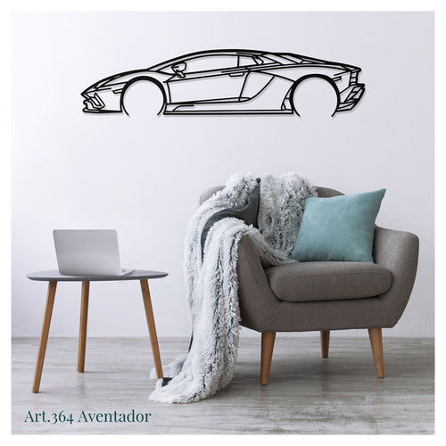 AVENTADOR - Metal car silhouette - Ravasicorse