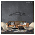 R8 - Metal car silhouette - Ravasicorse