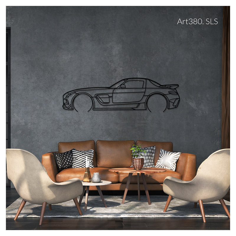 SLS - Metal car silhouette - Ravasicorse