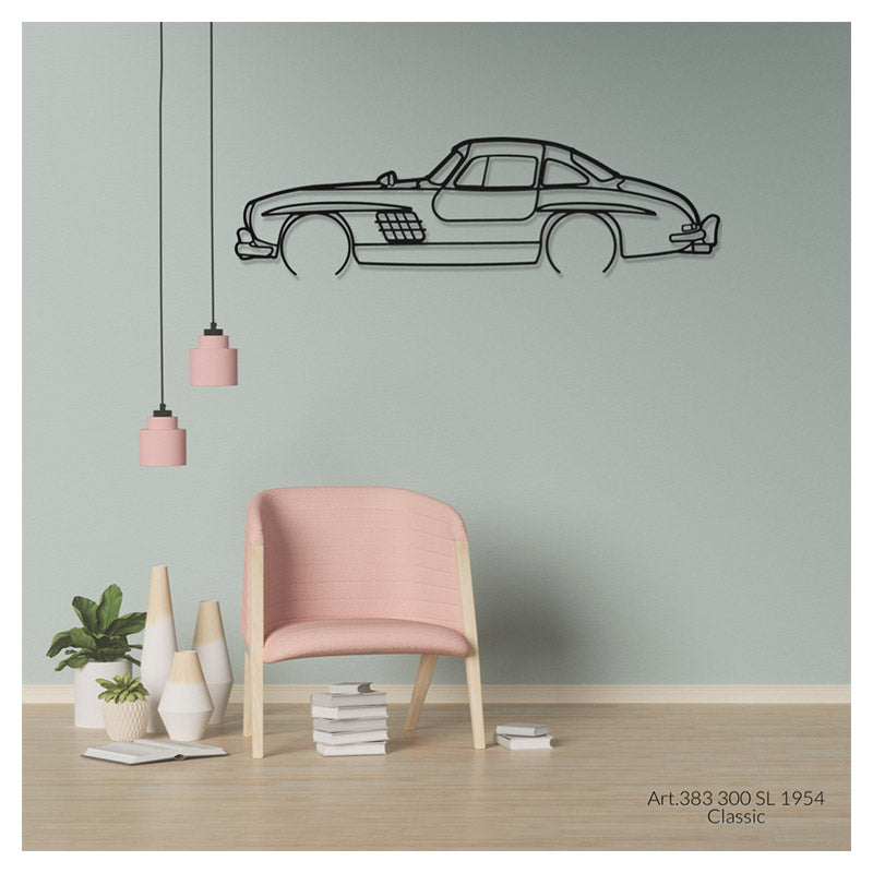 300 SL 1954 CLASSIC - Metal car silhouette - Ravasicorse