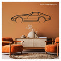 CORVETTE STINGRAY 1975 - Metal car silhouette - Ravasicorse