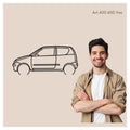 600 VAN - Metal car silhouette - Ravasicorse