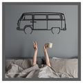 T2 FURGONE HOLIDAY - Metal car silhouette - Ravasicorse