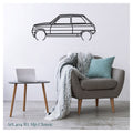 R5 ALP. CLASSIC - Metal car silhouette - Ravasicorse