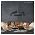 COOPER S F56 - Metal car silhouette - Ravasicorse