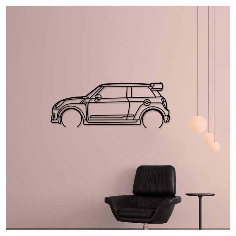 COOPER S GP - Metal car silhouette - Ravasicorse