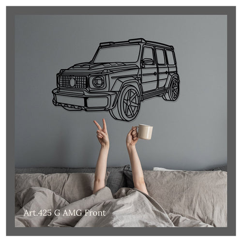 G AMG (front) - Metal car silhouette - Ravasicorse