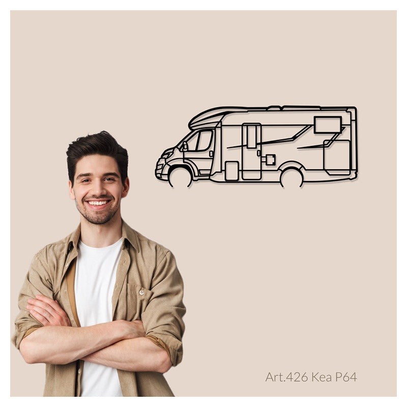 KEA P64 - Metal car silhouette - Ravasicorse