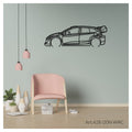 I20N WRC - Metal car silhouette - Ravasicorse
