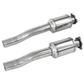 Inoxcar - Tubo sostituzione catalizzatore 2° Cat con catalizzatore metallico sportivo - Ravasicorse