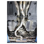 Inoxcar - Centrale diretto + finale con silenziatore DX+SX + Valvole