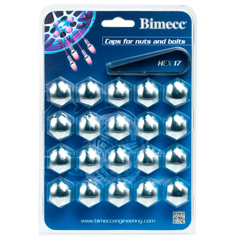 Blister copri dado, SW17 + 1 chiave (Silver) - Ravasicorse