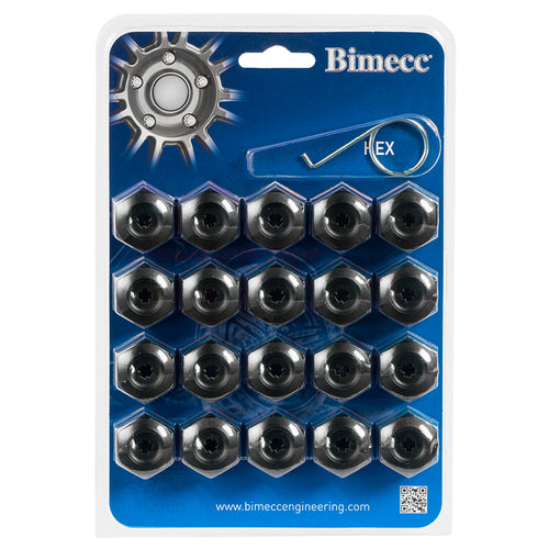 Blister copri dado CYL., SW19 + 1 chiave (Black) - Ravasicorse