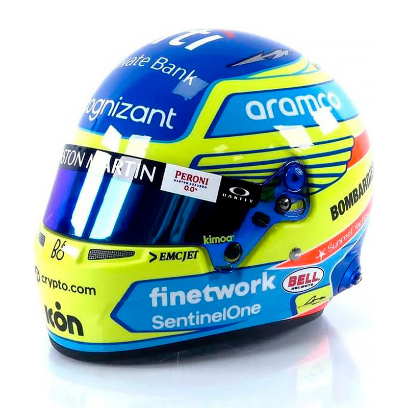 Bell - Mini Helmet replica Fernando Alonso 2023 (scala 1:2) - Ravasicorse