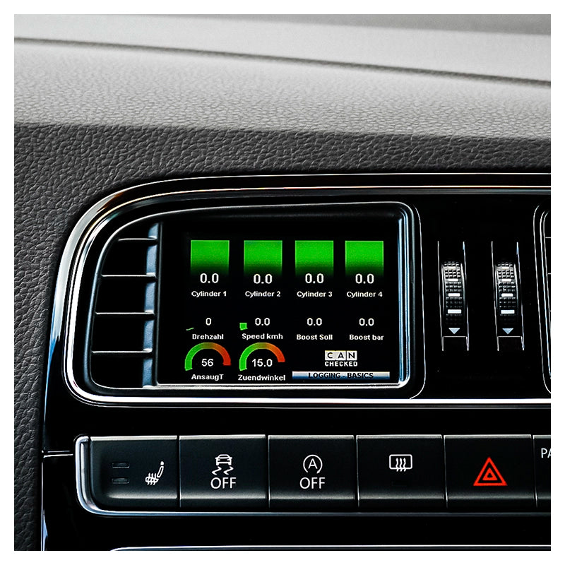 CANchecked - Display per Volkswagen Polo MK5 6C/6R incl. WRC