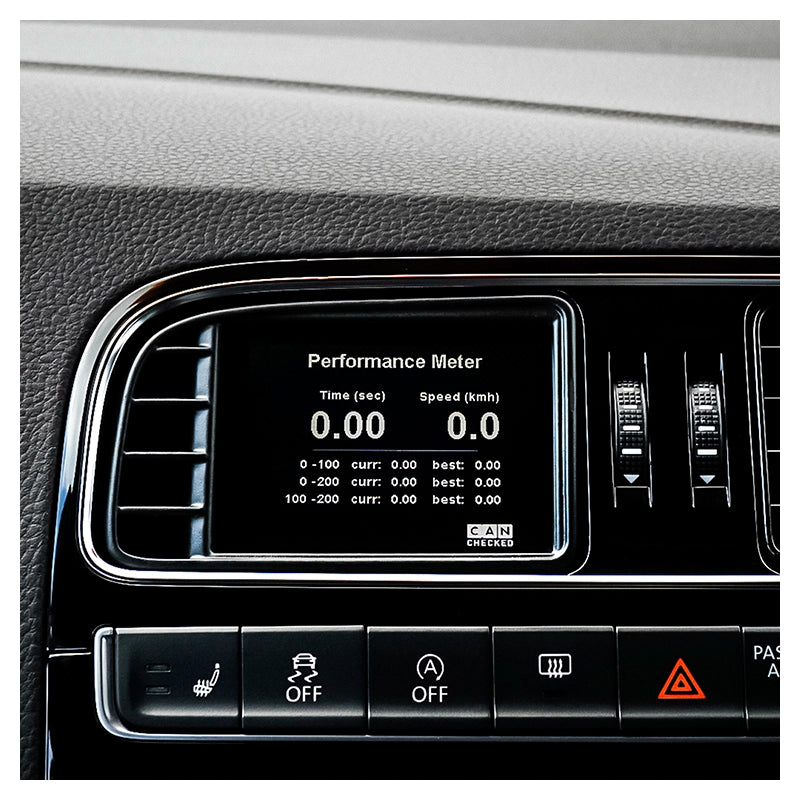 CANchecked - Display per Volkswagen Polo MK5 6C/6R incl. WRC