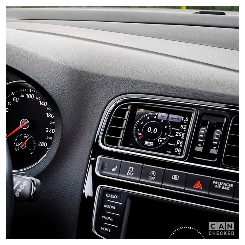 CANchecked - Display per Volkswagen Polo MK5 6C/6R incl. WRC