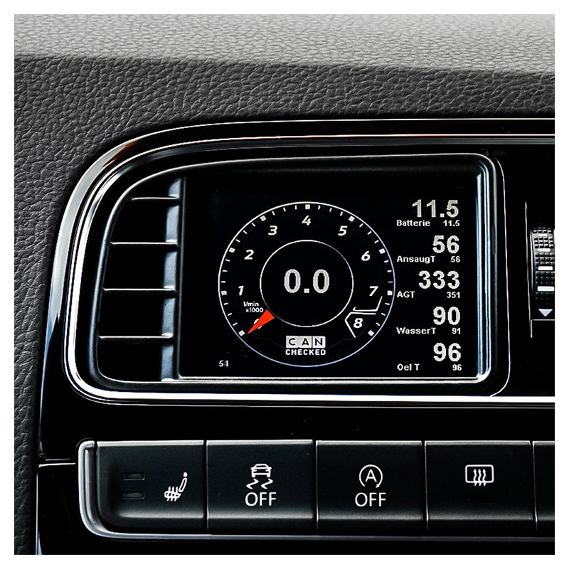 CANchecked - Display per Volkswagen Polo MK5 6C/6R incl. WRC