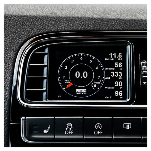 CANchecked - Display per Volkswagen Polo MK5 6C/6R incl. WRC