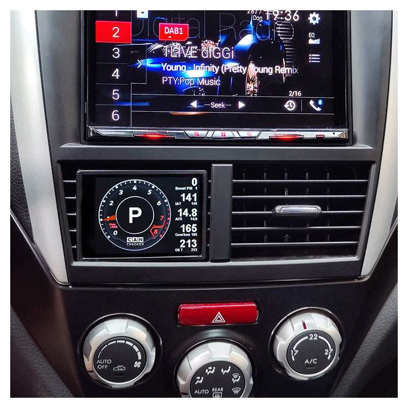 CANchecked - Display per Subaru Impreza WRX STI (GR/GH/VA)