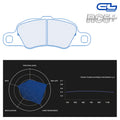 CL Brakes - Kit 4 pz. pastiglie freno (4236) - Ravasicorse