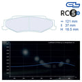 CL Brakes - Kit 4 pz. pastiglie freno (4091)